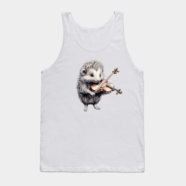 Hedgehog Maestro Tank Top by TooplesArt